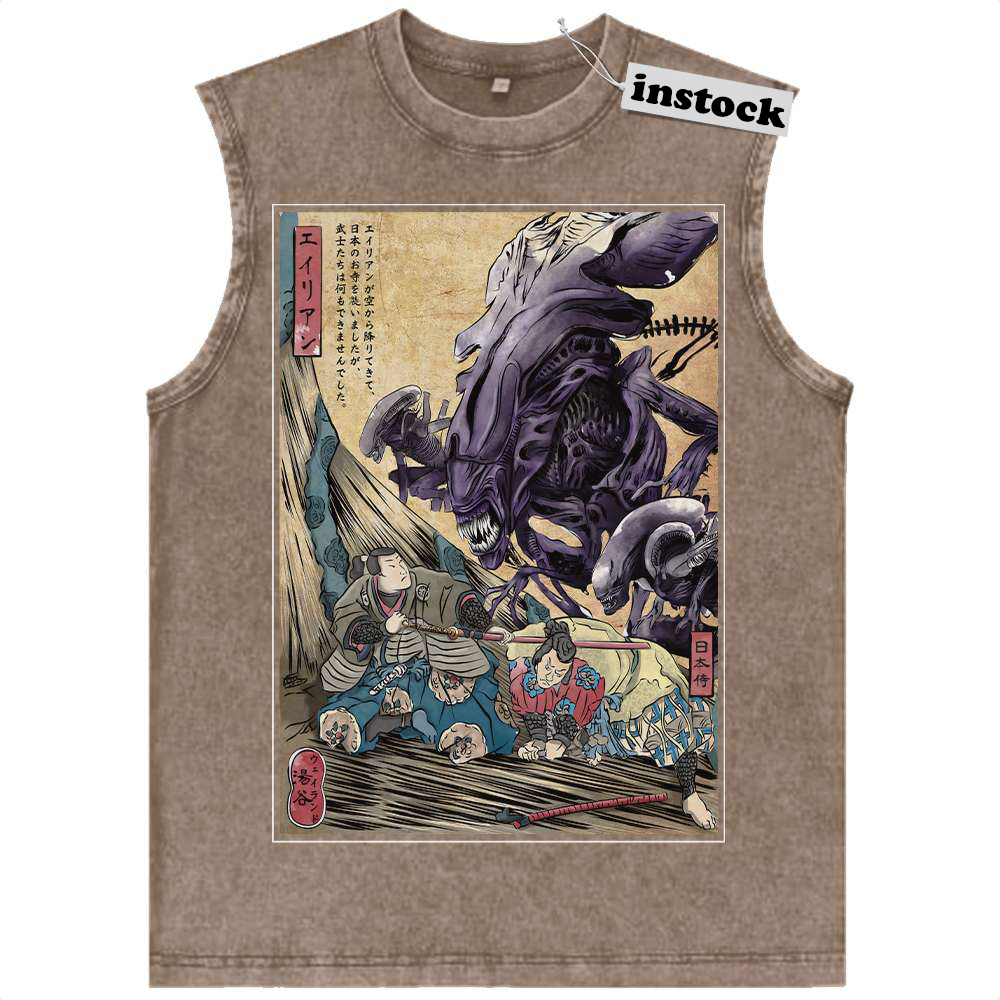 Xenomorph Tank Top, Alien vs Predator Tank Top, Movie Tank Top, Vintage Tank Top