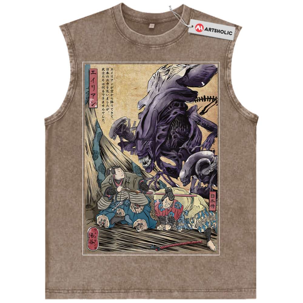 Xenomorph Tank Top, Alien vs Predator Tank Top, Movie Tank Top, Vintage Tank Top