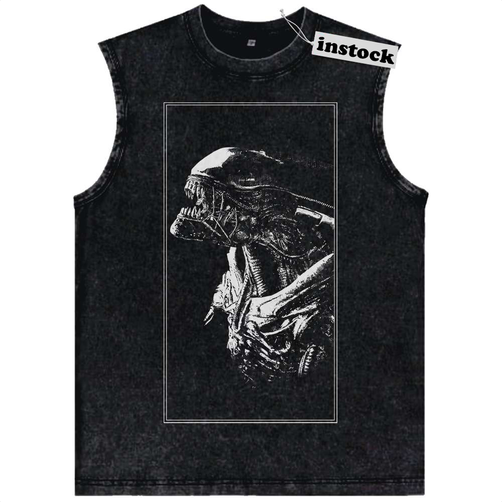 Xenomorph Tank Top, Alien vs Predator Tank Top, Movie Tank Top, Vintage Tank Top