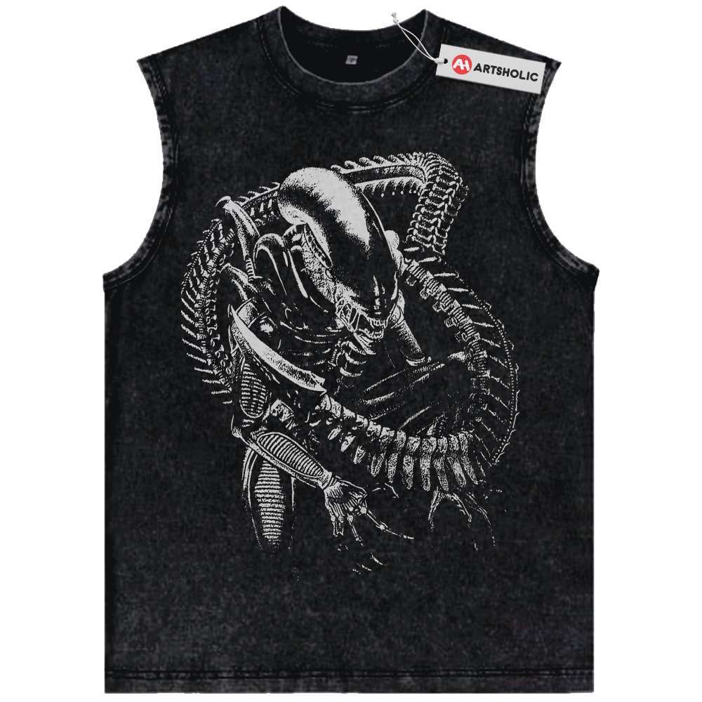 Xenomorph Tank Top, Alien vs Predator Tank Top, Movie Tank Top, Vintage Tank Top