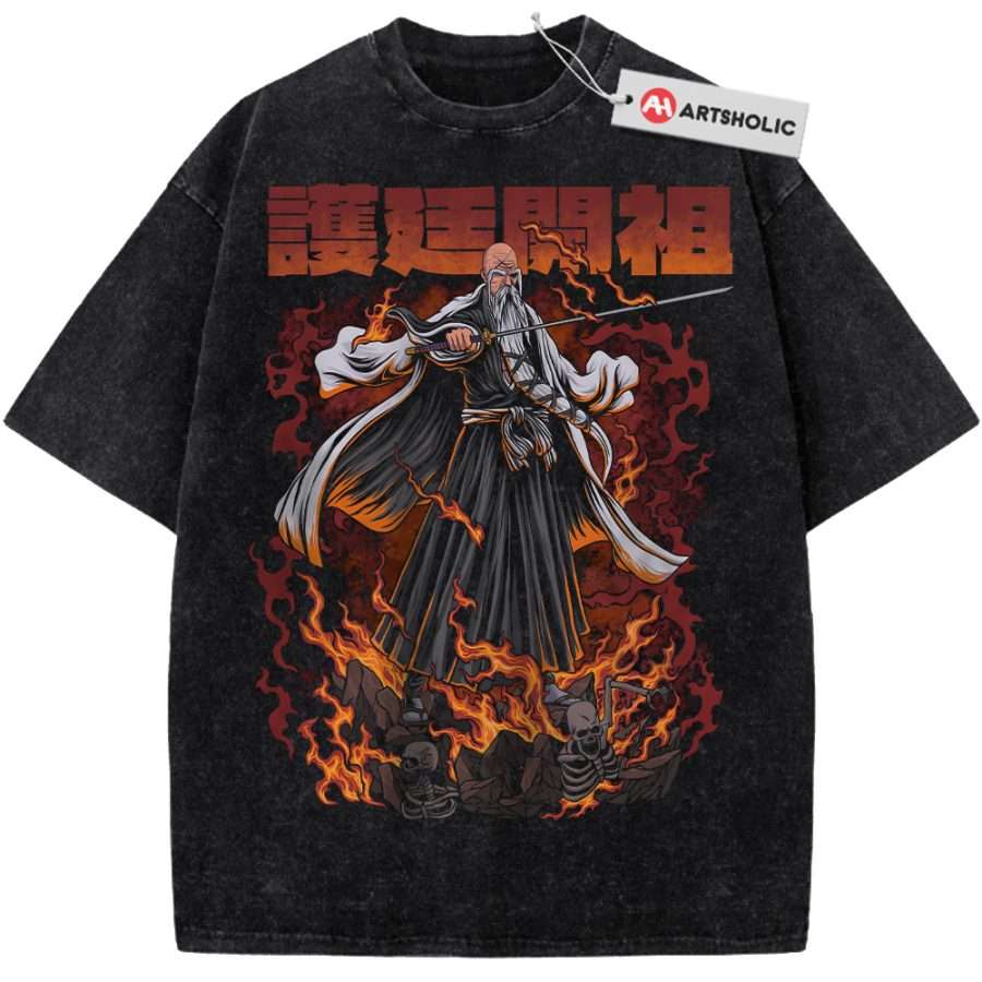 Alternative view of Yamamoto Shirt, Bleach Shirt, Anime Shirt, Vintage T-Shirt