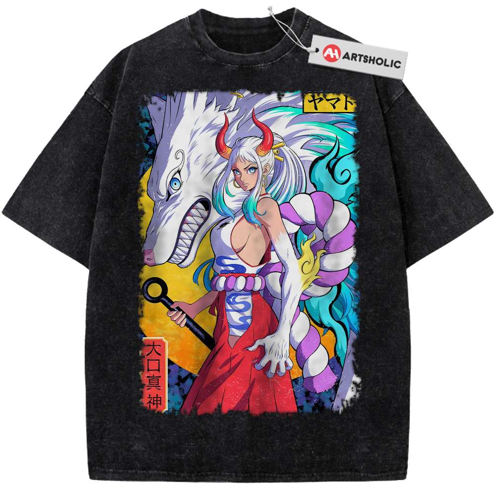Alternative view of Yamato Shirt, One Piece Shirt, Anime Shirt, Vintage Tee