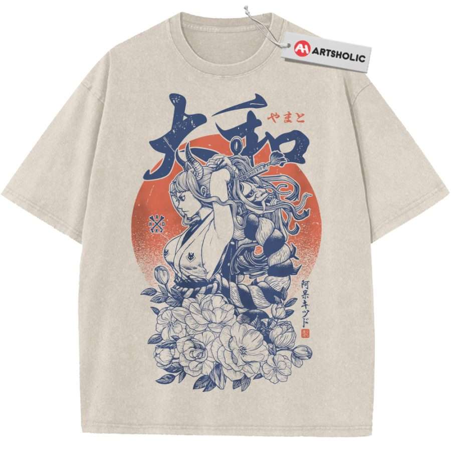 Alternative view of Yamato Shirt, One Piece Shirt, Anime Shirt, Vintage Tee