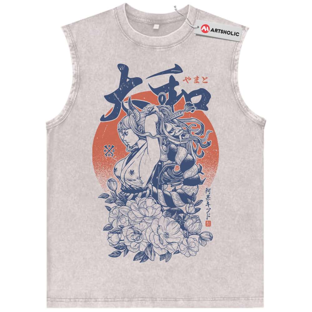 Yamato Tank Top, One Piece Tank Top, Anime Tank Top, Vintage Tank Top