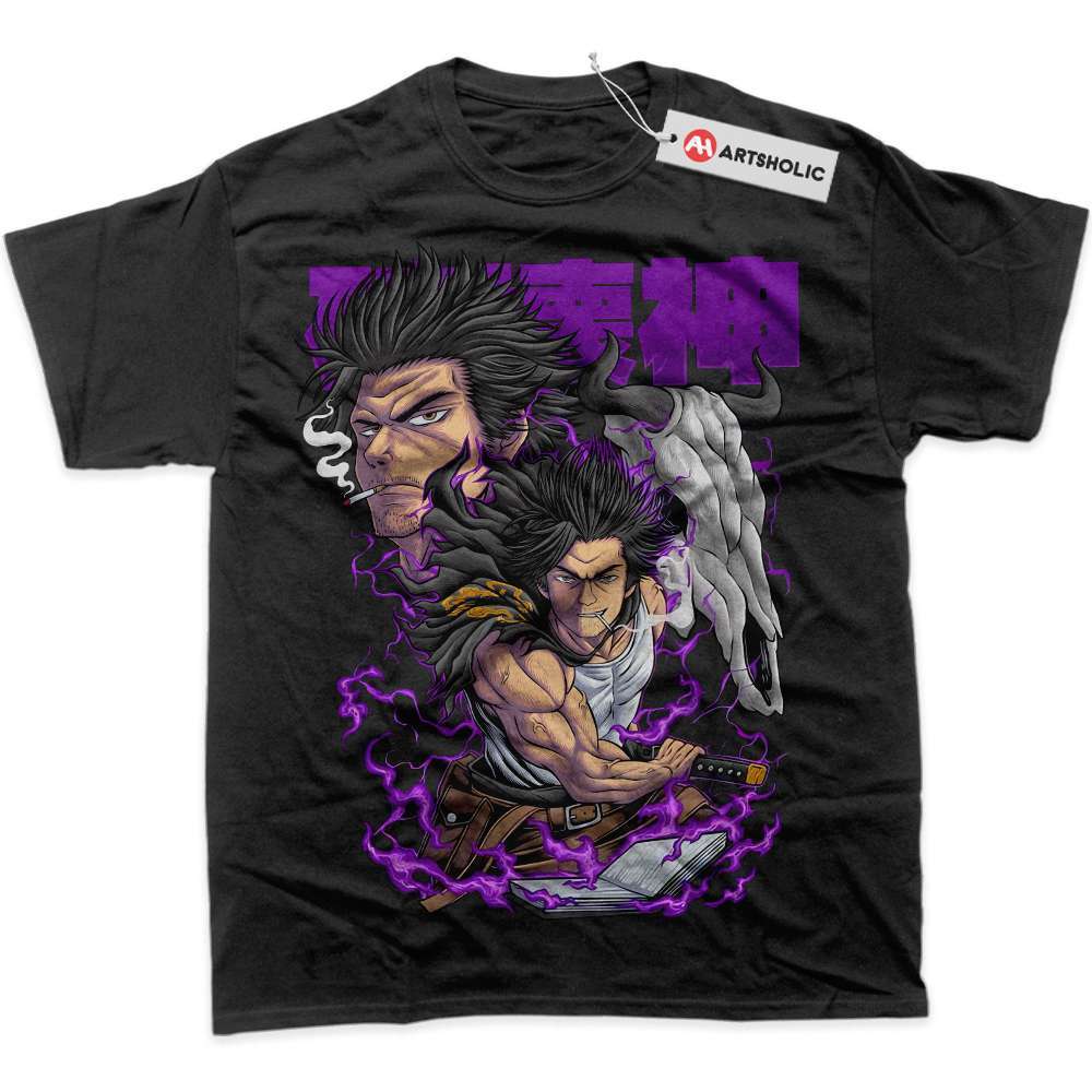 Alternative view of Yami Sukehiro Shirt, Black Clover Shirt, Anime Shirt, Graphic T-Shirt