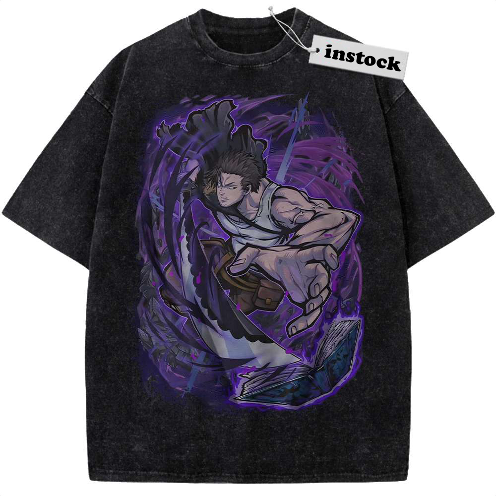 Yami Sukehiro Shirt, Black Clover Shirt, Anime Shirt, Vintage T-Shirt