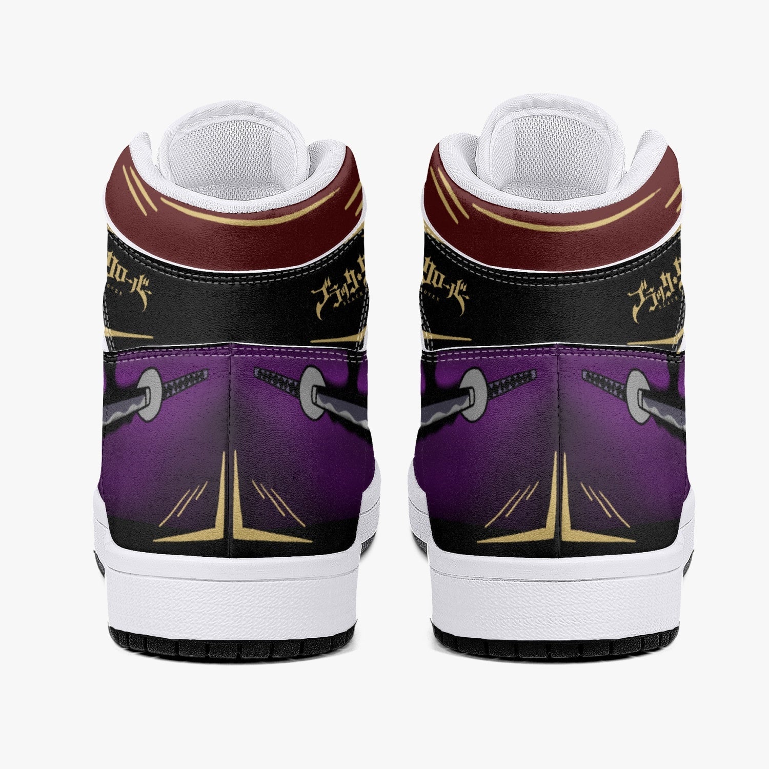 Alternative view of Yami Sukehiro V2 Custom Sneaker Mid 1 Basketball Shoes - Otaku Hall