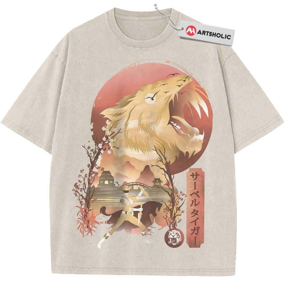 Yellow Ranger Shirt, Power Rangers Shirt, Animated Shirt, Vintage Tee