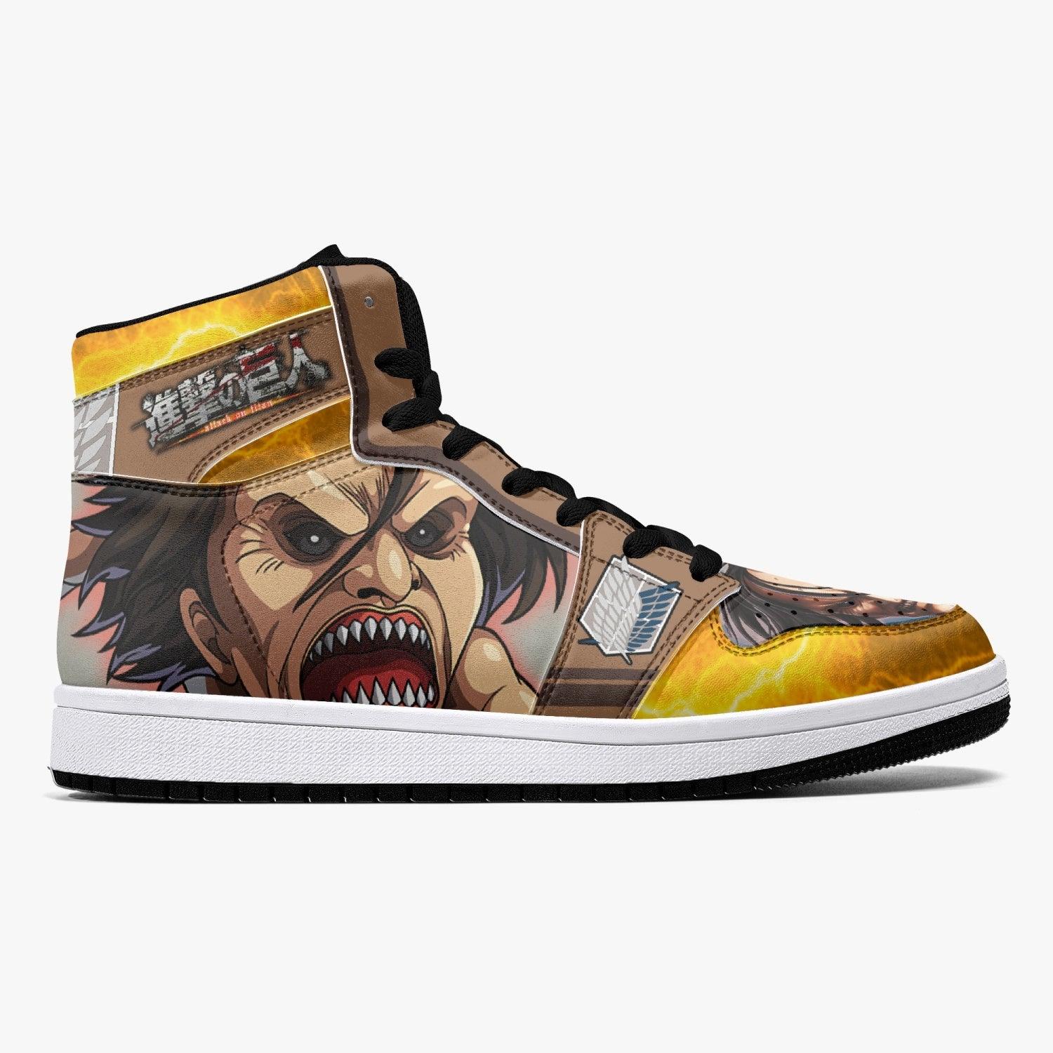 Ymir Jaw Titan Shingeki no Kyojin Custom Sneaker Mid 1 Basketball Shoes - Otaku Hall