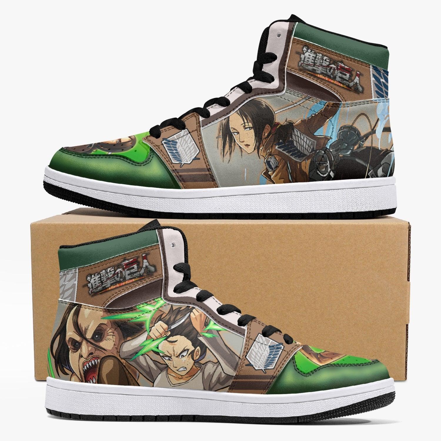 Ymir Revelation Attack on Titan Custom Sneaker Mid 1 Basketball Shoes - Otaku Hall
