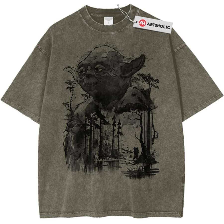 Alternative view of Yoda Shirt, Star Wars Shirt, Movie Shirt, Vintage Tee