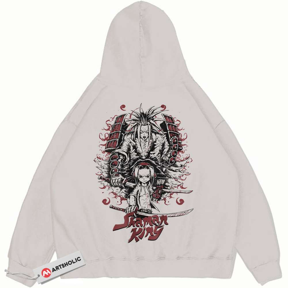 Yoh Asakura Hoodie, Amidamaru Hoodie, Shaman King Hoodie, Anime Hoodie, Vintage Hoodie