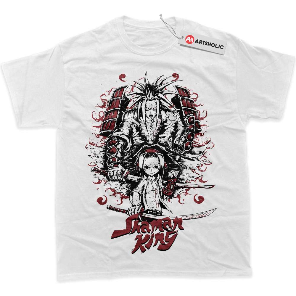 Yoh Asakura Shirt, Amidamaru Shirt, Shaman King Shirt, Anime Shirt, Graphic Tee