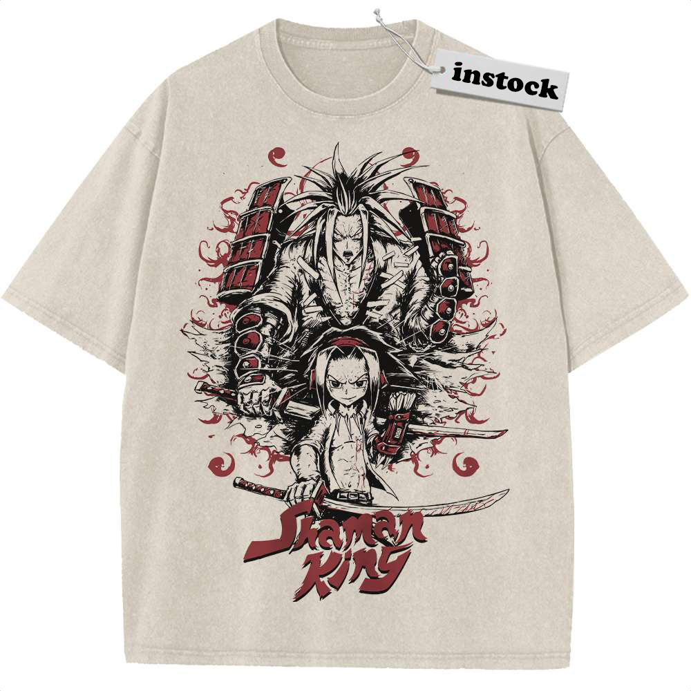 Yoh Asakura Shirt, Amidamaru Shirt, Shaman King Shirt, Anime Shirt, Vintage Tee