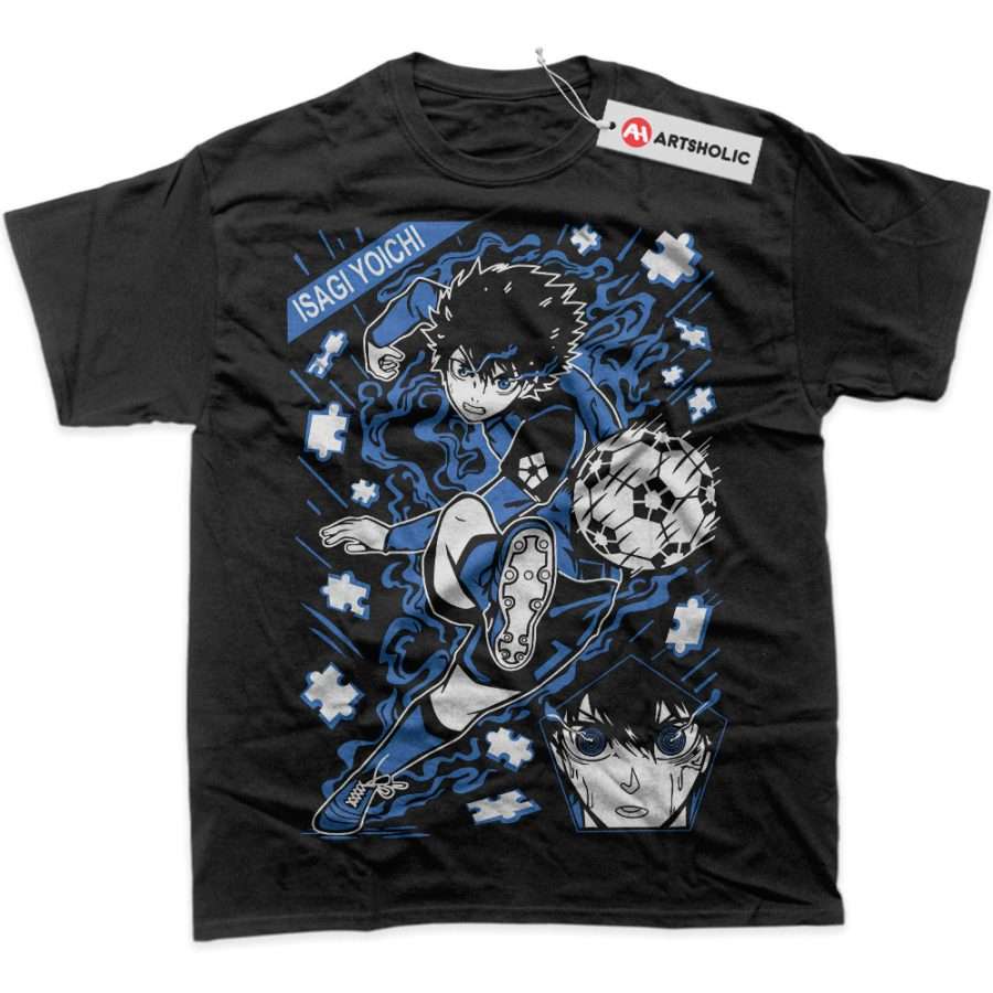 Alternative view of Yoichi Isagi Shirt, Blue Lock Shirt, Anime Shirt, Graphic T-Shirt