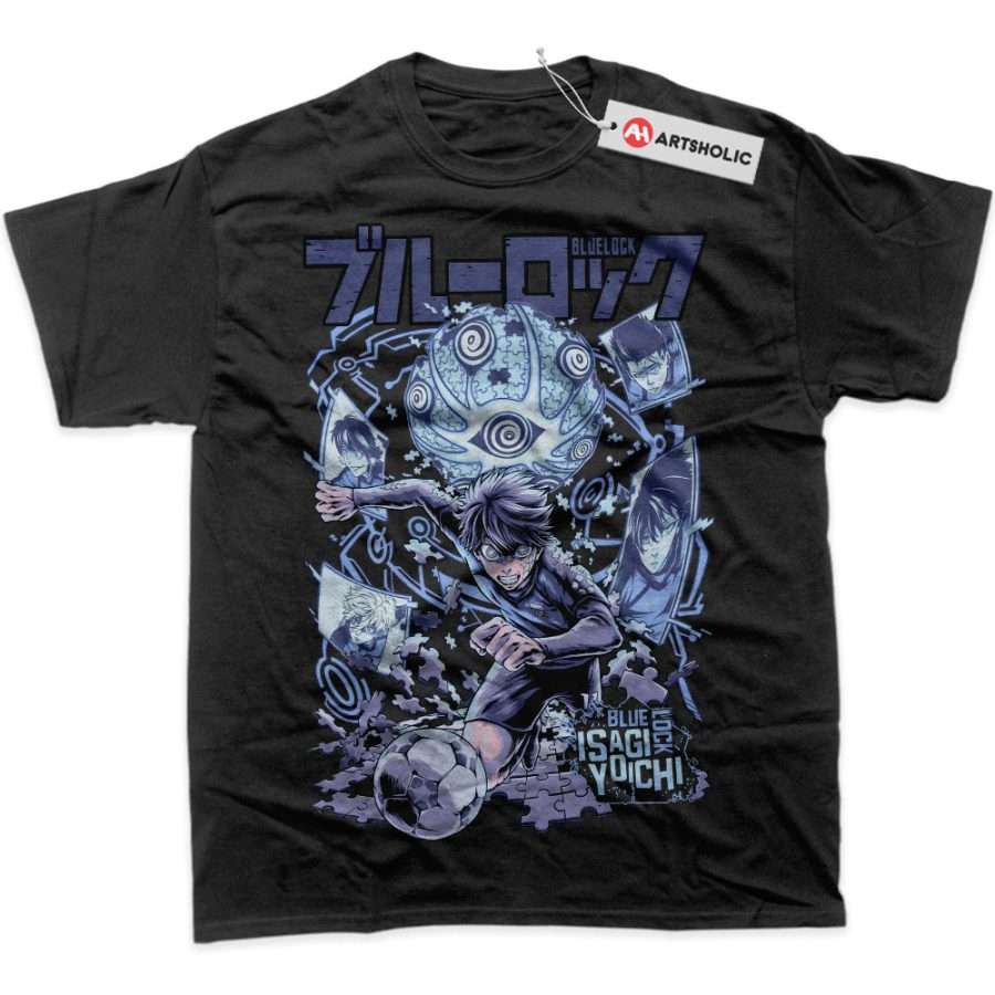 Alternative view of Yoichi Isagi Shirt, Blue Lock Shirt, Anime Shirt, Graphic Tee