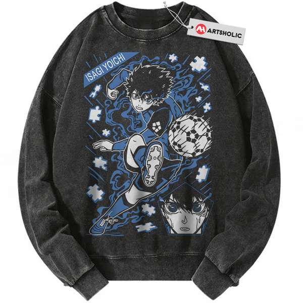 Yoichi Isagi Sweatshirt, Blue Lock Sweatshirt, Anime Sweatshirt, Vintage Sweatshirt