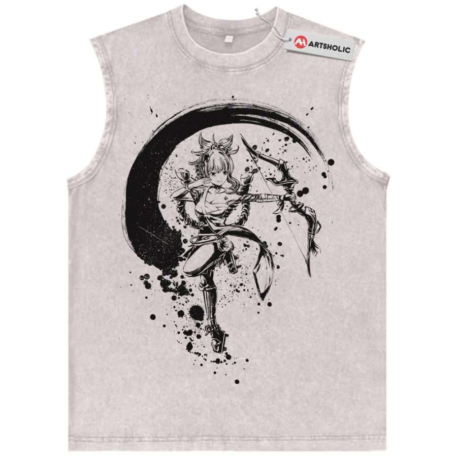 Alternative view of Yoimiya Tank Top, Genshin Impact Tank Top, Game Tank Top, Vintage Tank Top