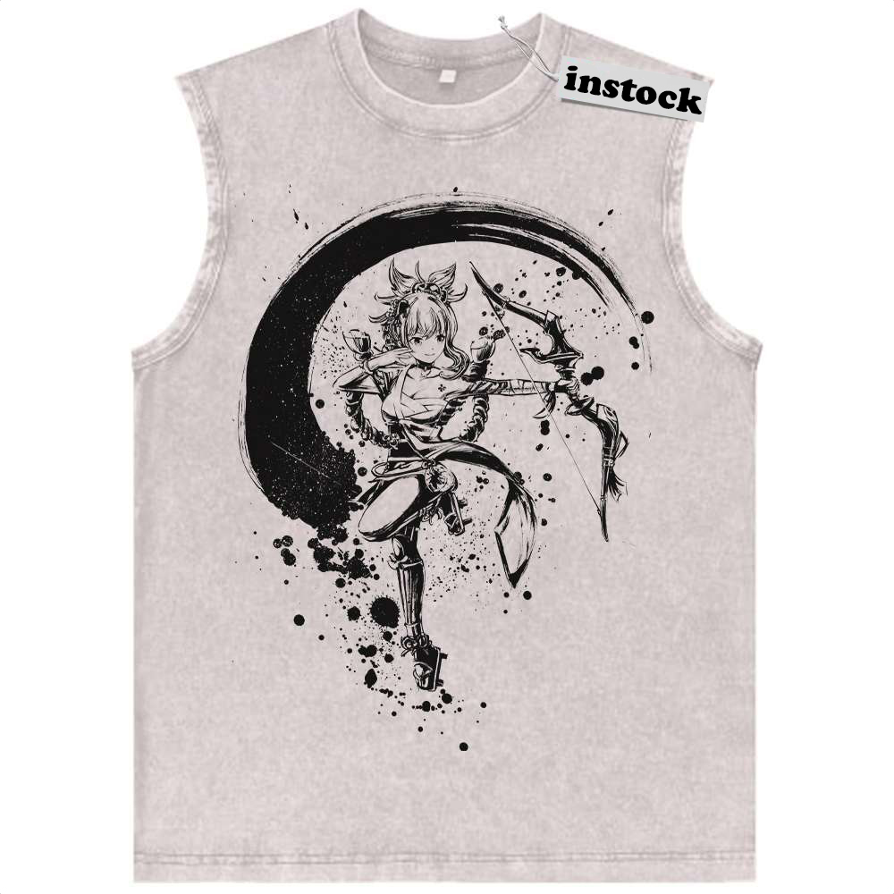 Yoimiya Tank Top, Genshin Impact Tank Top, Game Tank Top, Vintage Tank Top