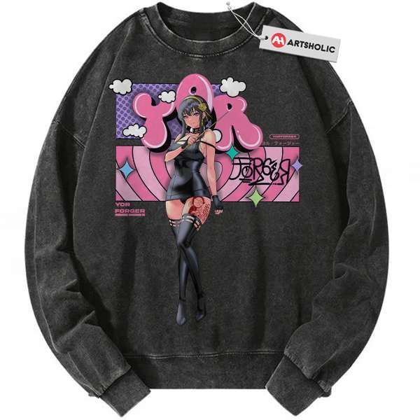 Yor Forger sweatshirt, Spy x Family sweatshirt, Anime sweatshirt, Vintage Sweater