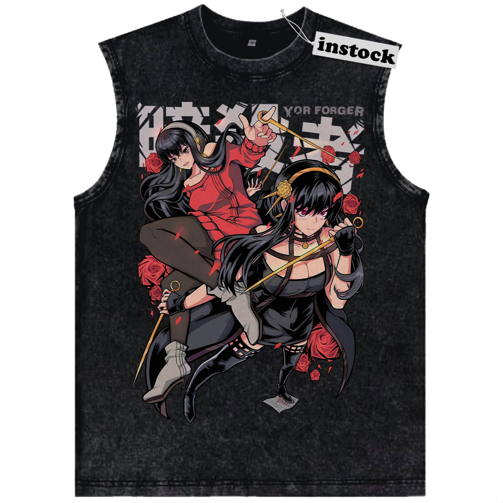 Yor Forger Tank Top, Spy x Family Tank Top, Anime Tank Top, Vintage Tank Top