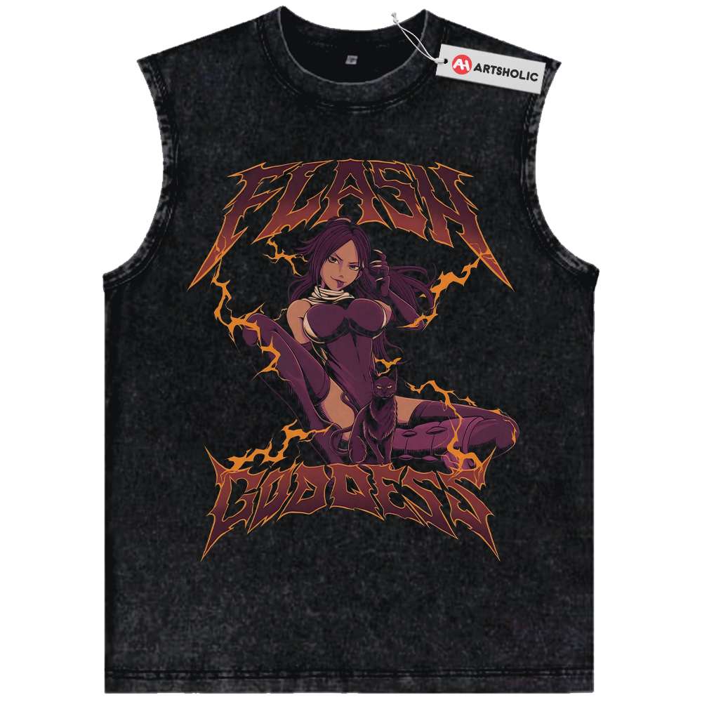 Yoruichi Shihoin Tank Top, Bleach Tank Top, Anime Tank Top, Vintage Tank Top