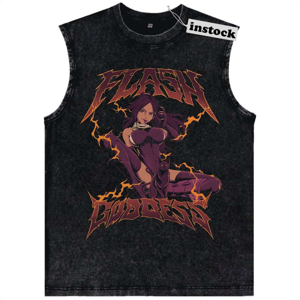 Yoruichi Shihoin Tank Top, Bleach Tank Top, Anime Tank Top, Vintage Tank Top