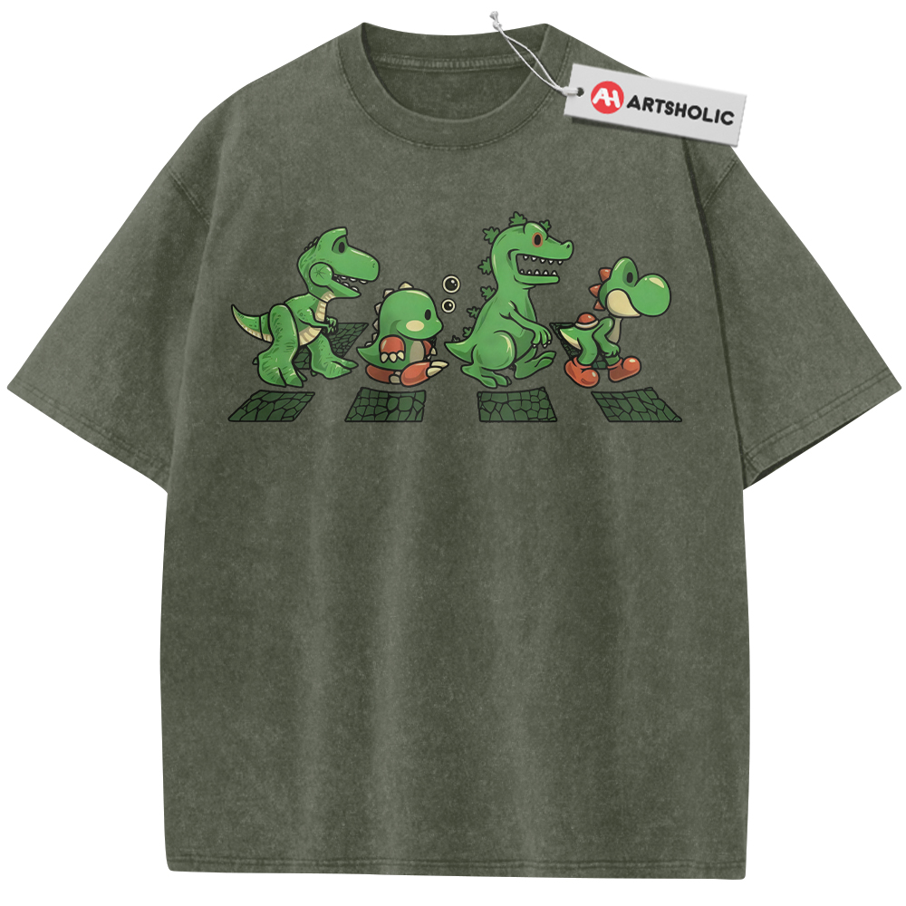Alternative view of Yoshi Shirt, Super Mario Shirt, Game Shirt, Vintage Tee