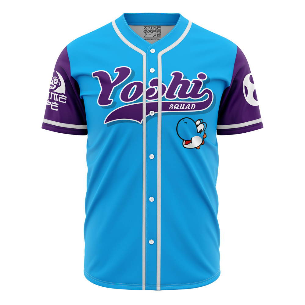 Yoshi Squad V2 Mario Bros Baseball Jersey