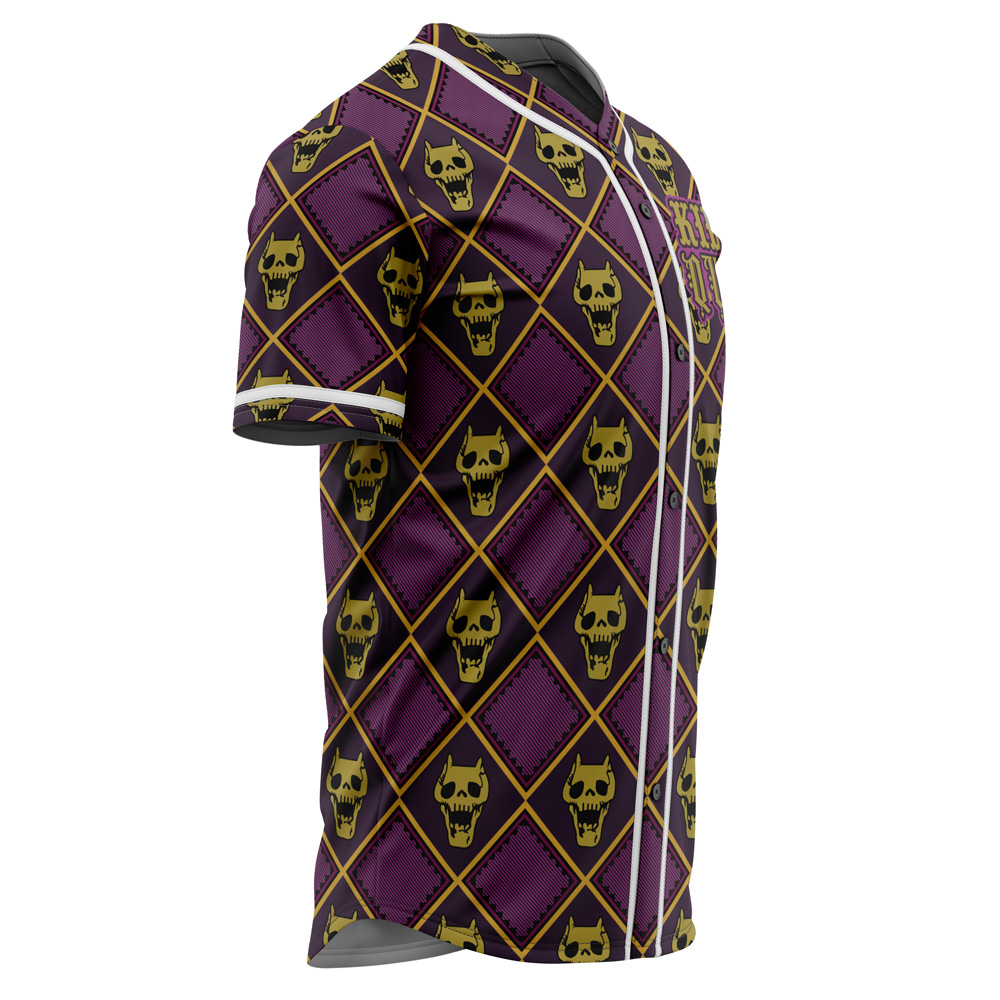 Alternative view of Yoshikage Kira Killer Queen Jojo’s Bizarre Adventure Baseball Jersey