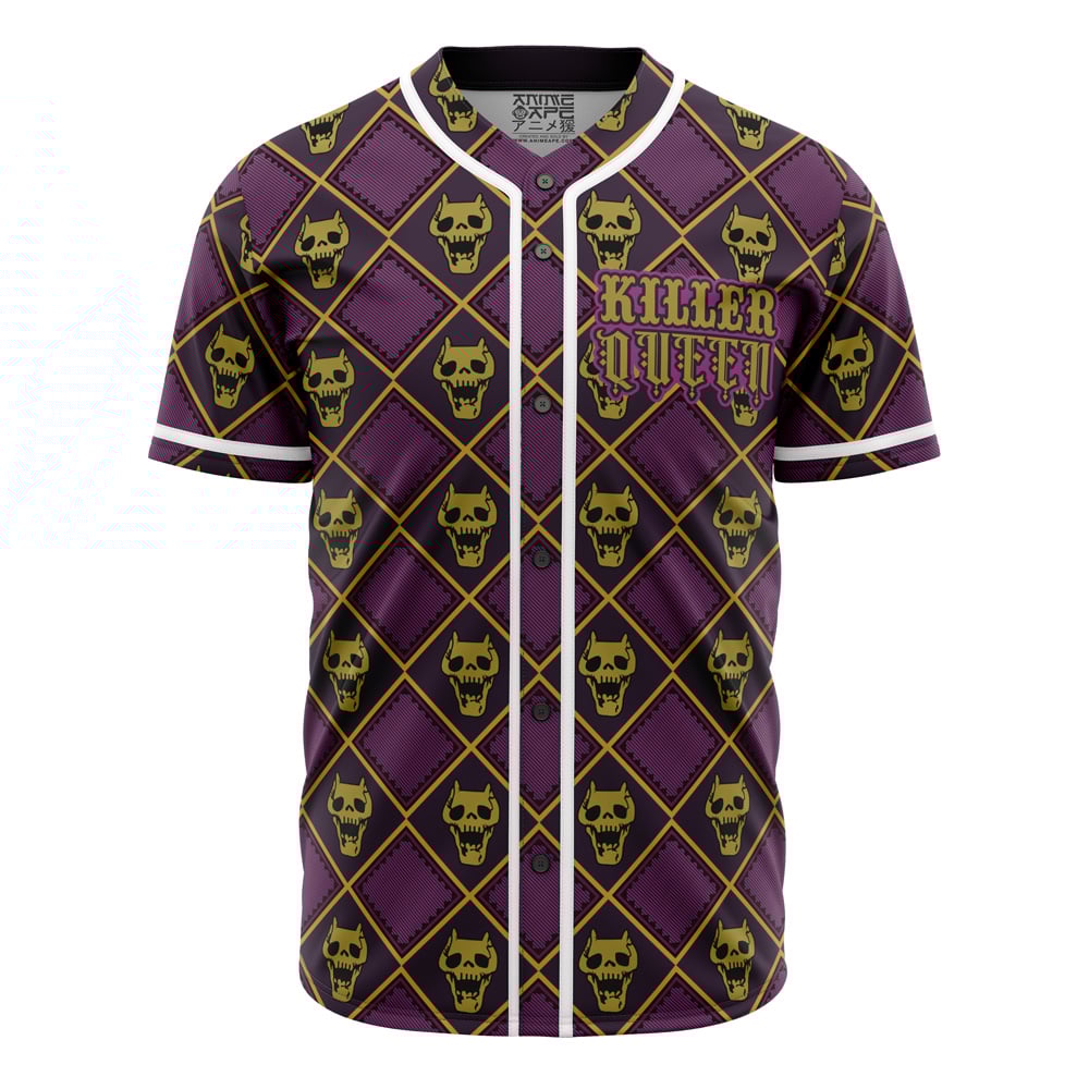 Yoshikage Kira Killer Queen Jojo’s Bizarre Adventure Baseball Jersey