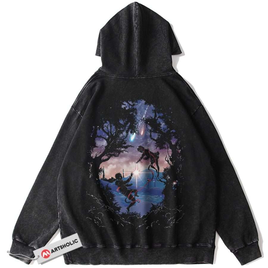 Alternative view of Your Name Hoodie, Anime Hoodie, Vintage Hoodie