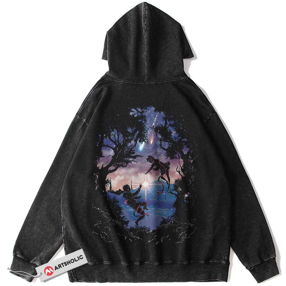Your Name Hoodie, Anime Hoodie, Vintage Hoodie