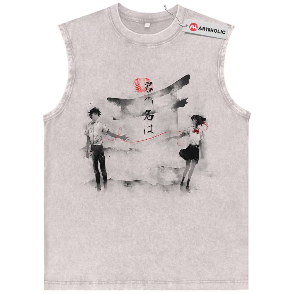 Your Name Tank Top, Anime Tank Top, Vintage Tank Top