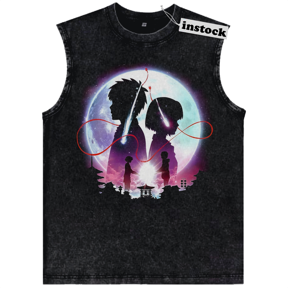 Your Name Tank Top, Anime Tank Top, Vintage Tank Top