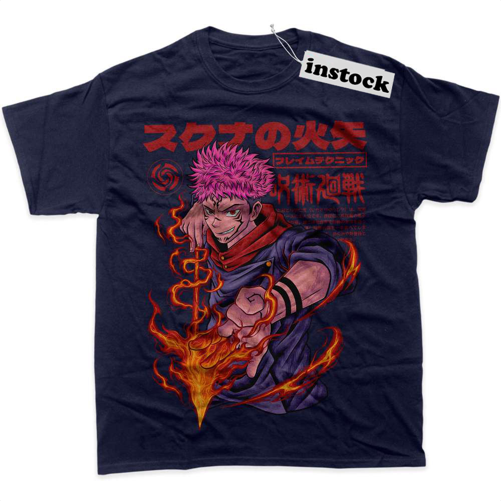 Yuji Itadori Shirt, Jujutsu Kaisen Shirt, Anime Shirt, graphic Tee