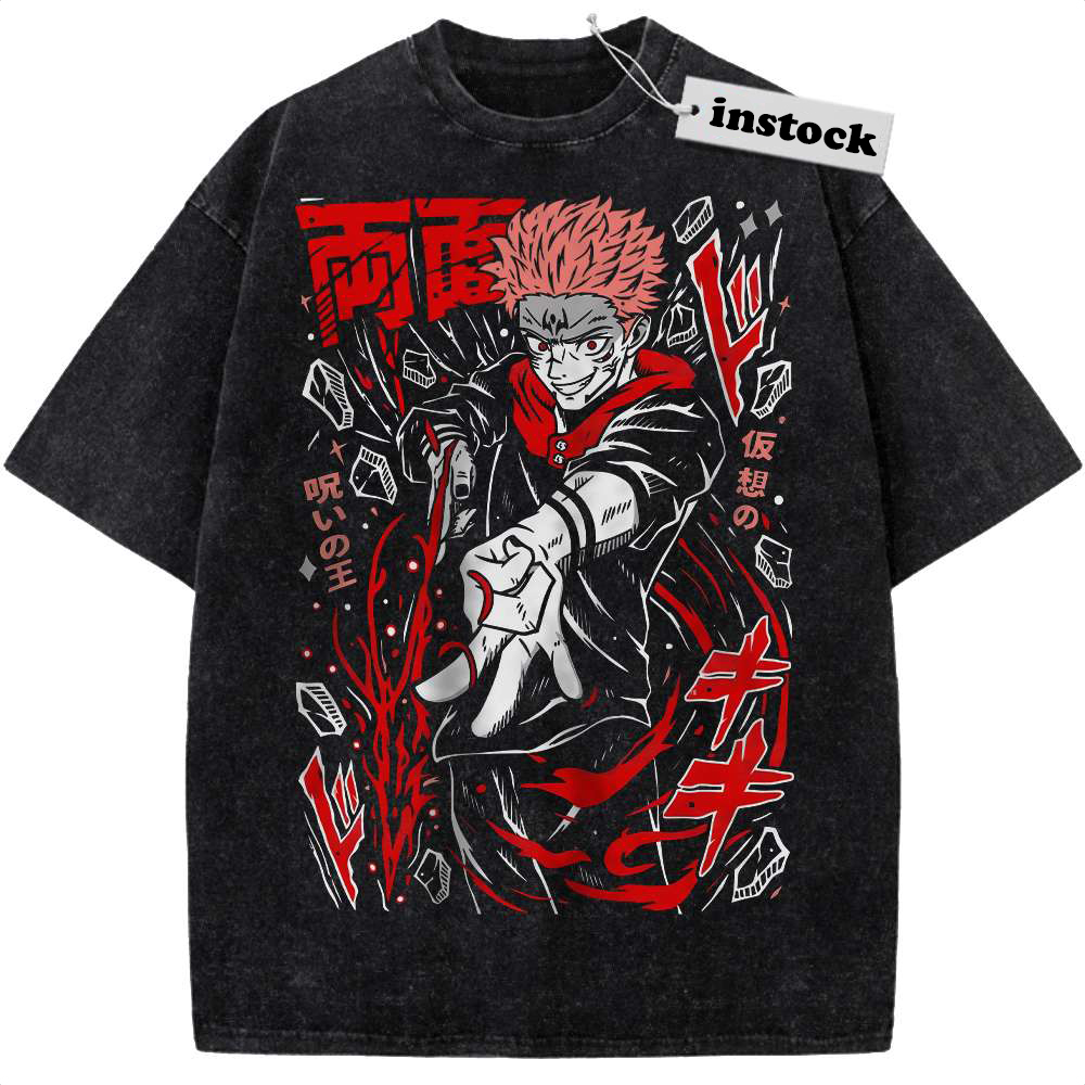 Yuji Itadori Shirt, Jujutsu Kaisen Shirt, Anime Shirt, Vintage T-Shirt