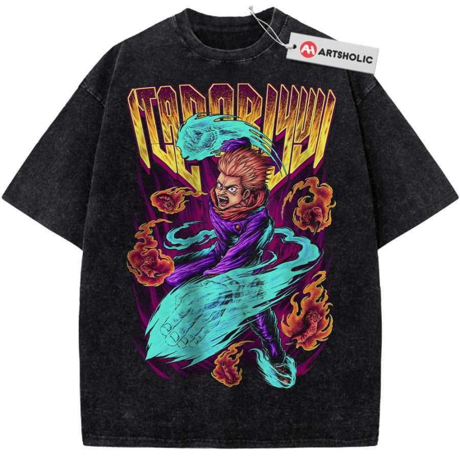 Alternative view of Yuji Itadori Shirt, Jujutsu Kaisen Shirt, Anime Shirt, Vintage Tee