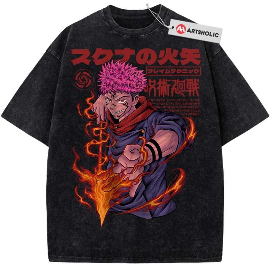 Alternative view of Yuji Itadori Shirt, Jujutsu Kaisen Shirt, Anime Shirt, Vintage Tee