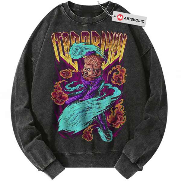 Yuji Itadori Sweatshirt, Jujutsu Kaisen Sweatshirt, Anime Sweatshirt, Vintage Sweater