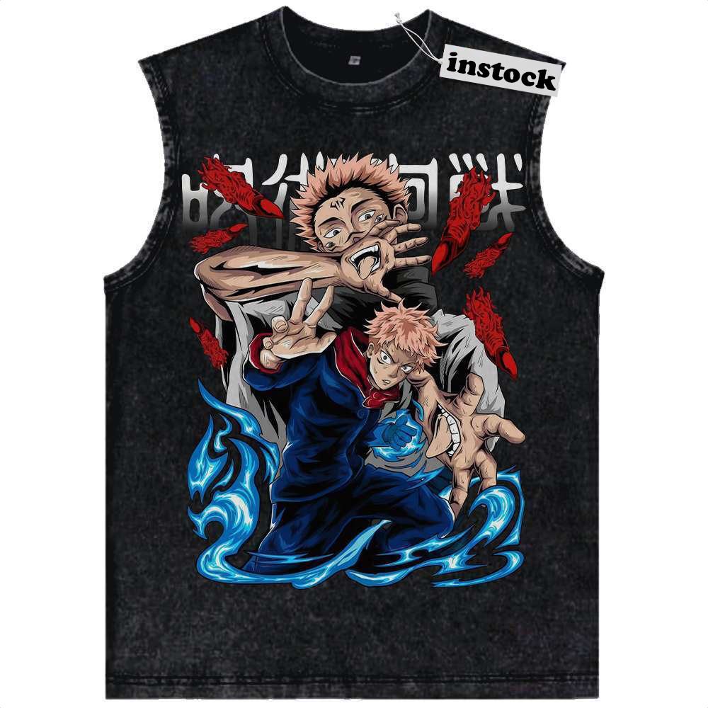 Yuji Itadori vs Sukuna Tank Top, Jujutsu Kaisen Tank Top, Anime Tank Top, Vintage Tank Top