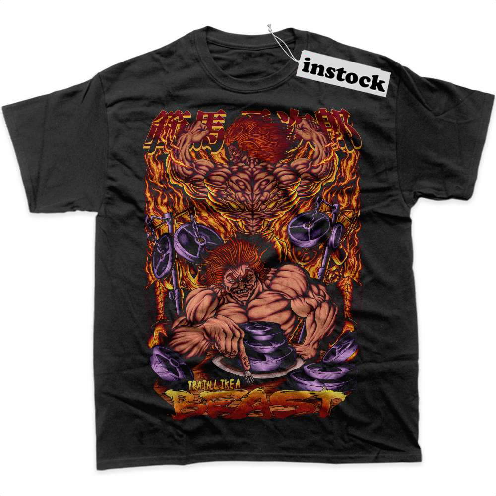 Yujiro Hanma Shirt, Baki Shirt, Anime Shirt, Graphic T-Shirt