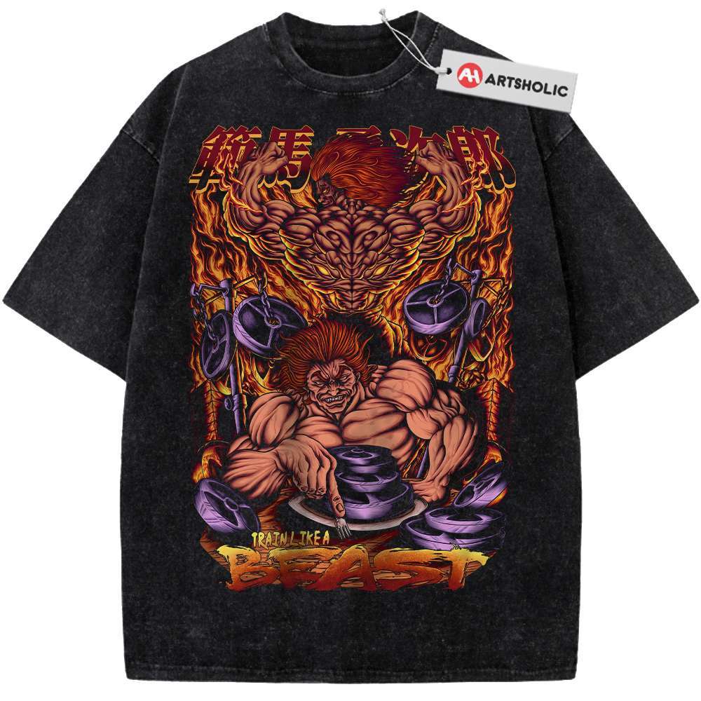 Yujiro Hanma Shirt, Baki Shirt, Anime Shirt, Vintage T-Shirt