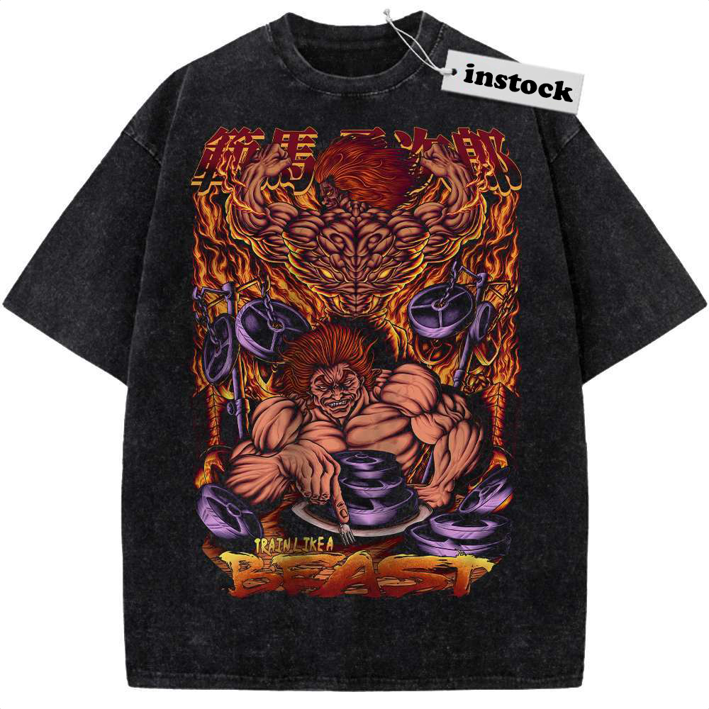 Yujiro Hanma Shirt, Baki Shirt, Anime Shirt, Vintage T-Shirt