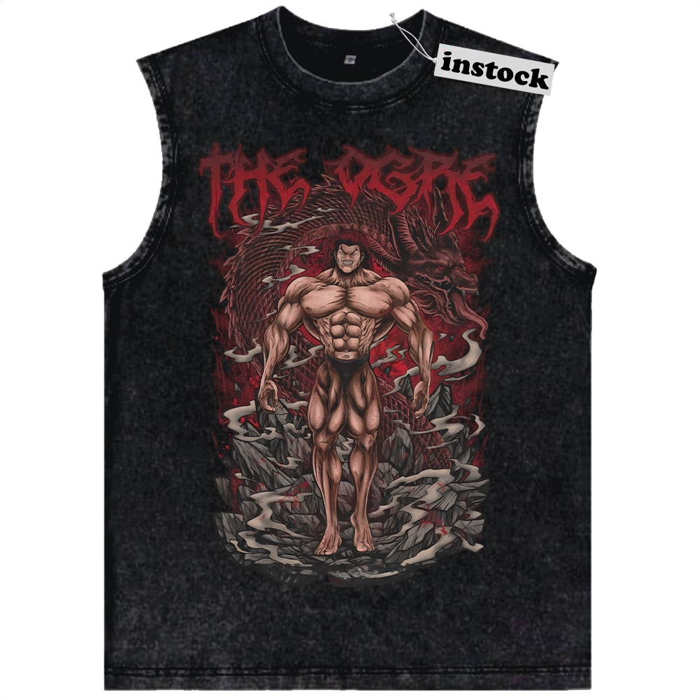 Yujiro Hanma Tank Top, Baki Tank Top, Anime Tank Top, Vintage Tank Top