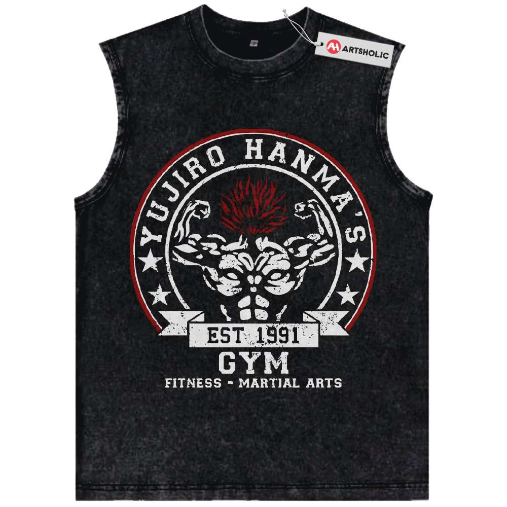 Yujiro Hanma Tank Top, Baki Tank Top, Anime Tank Top, Vintage Tank Top