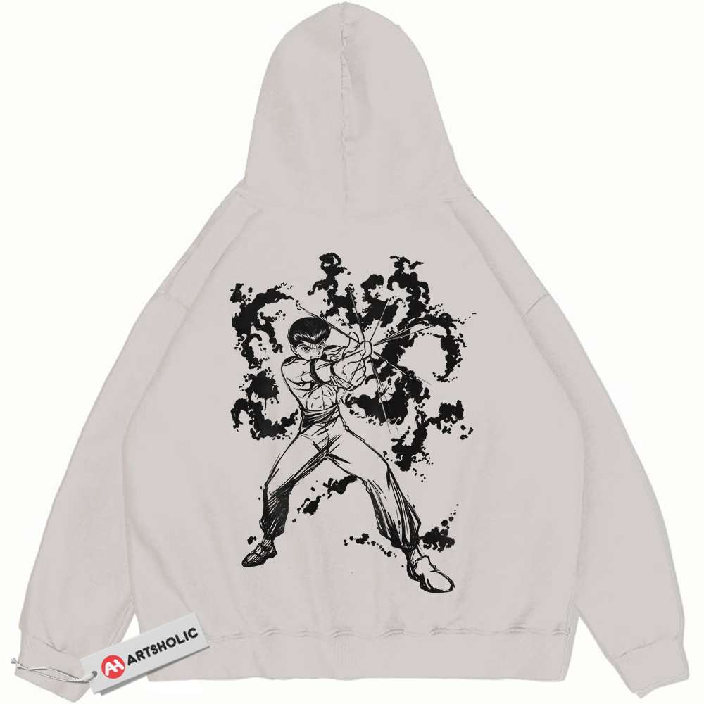 Yusuke Urameshi Hoodie, YuYu Hakusho Hoodie, Anime Hoodie, Vintage Hoodie