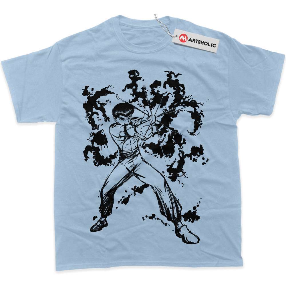 Alternative view of Yusuke Urameshi Shirt, YuYu Hakusho Shirt, Anime Shirt, Graphic Tee