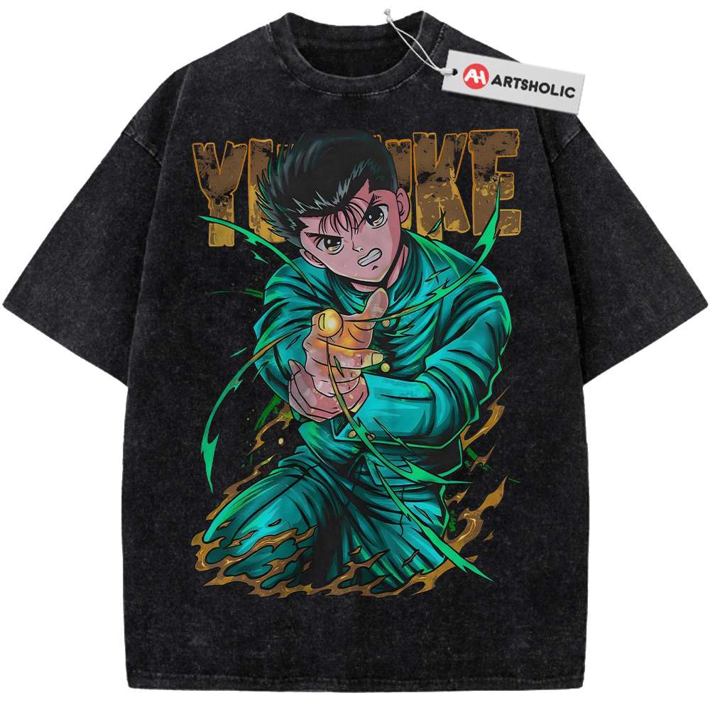 Yusuke Urameshi Shirt, YuYu Hakusho Shirt, Anime Shirt, Vintage T-Shirt