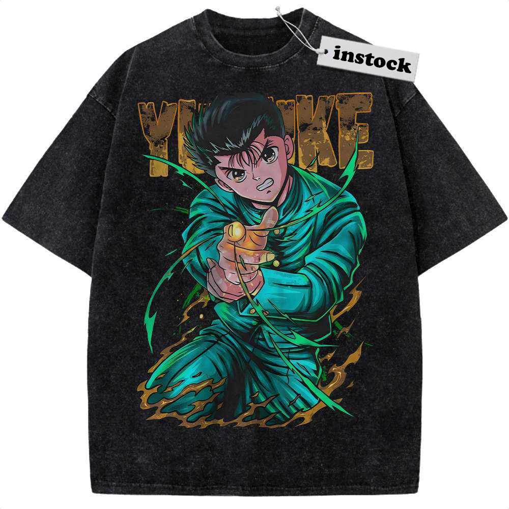 Yusuke Urameshi Shirt, YuYu Hakusho Shirt, Anime Shirt, Vintage T-Shirt